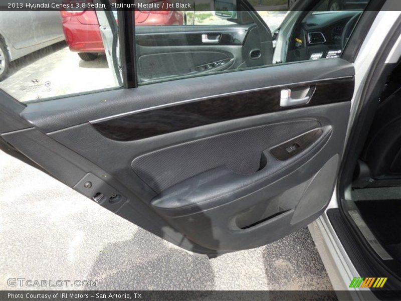 Platinum Metallic / Jet Black 2013 Hyundai Genesis 3.8 Sedan