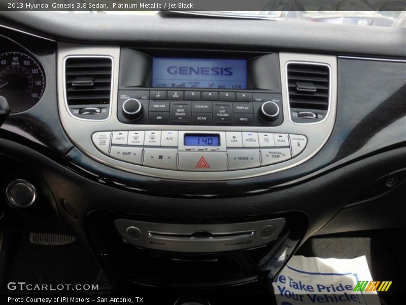 Platinum Metallic / Jet Black 2013 Hyundai Genesis 3.8 Sedan