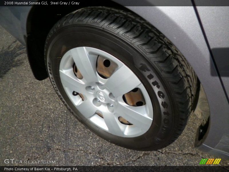 Steel Gray / Gray 2008 Hyundai Sonata GLS