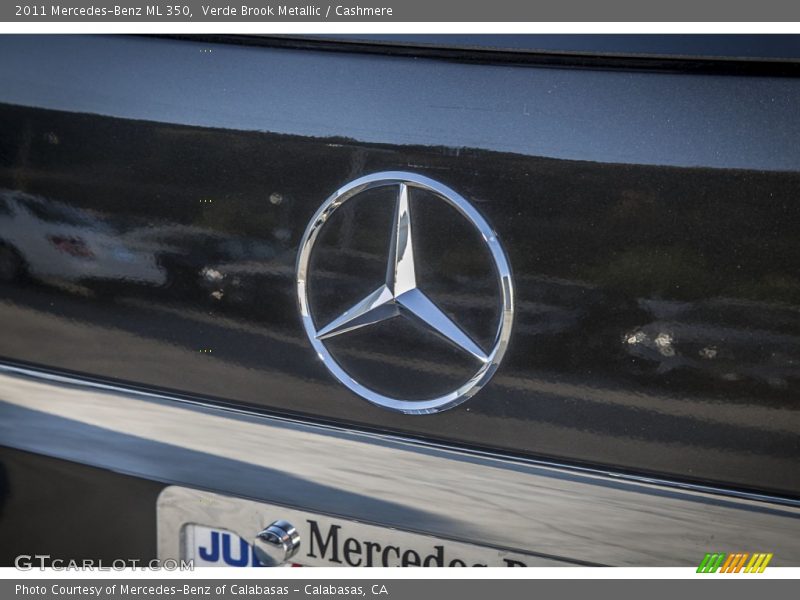 Verde Brook Metallic / Cashmere 2011 Mercedes-Benz ML 350