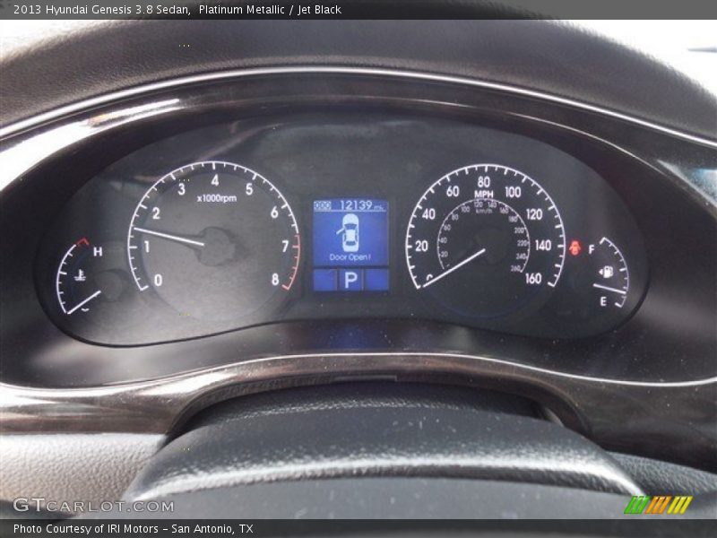 Platinum Metallic / Jet Black 2013 Hyundai Genesis 3.8 Sedan