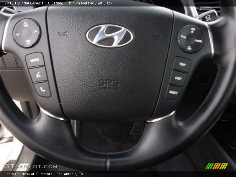 Platinum Metallic / Jet Black 2013 Hyundai Genesis 3.8 Sedan