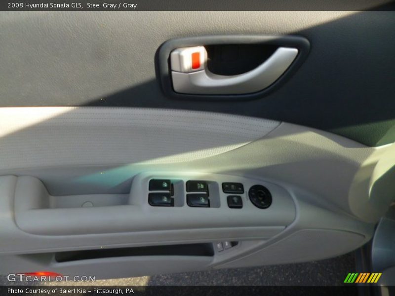 Steel Gray / Gray 2008 Hyundai Sonata GLS
