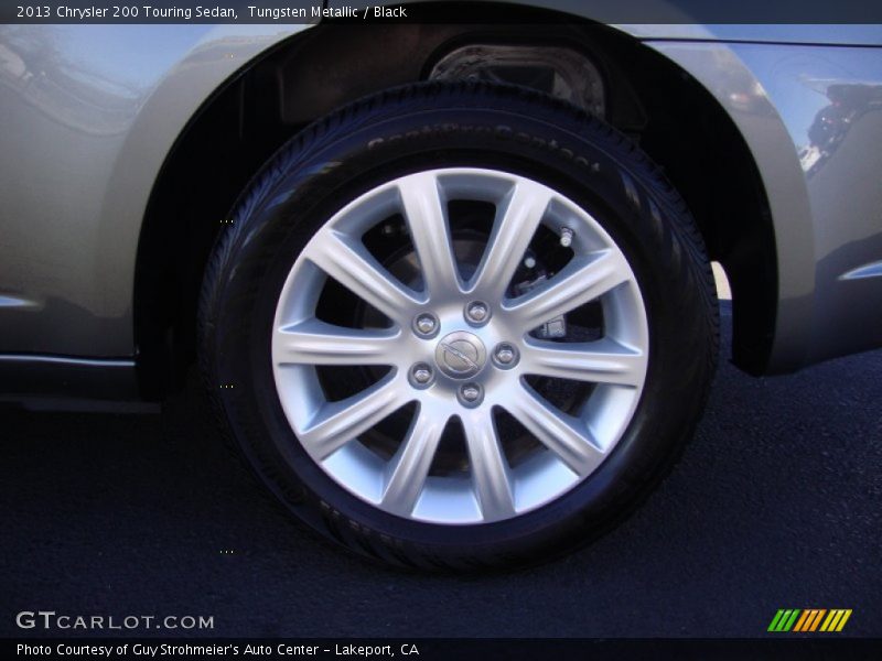 Tungsten Metallic / Black 2013 Chrysler 200 Touring Sedan