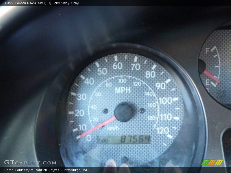 Quicksilver / Gray 1999 Toyota RAV4 4WD