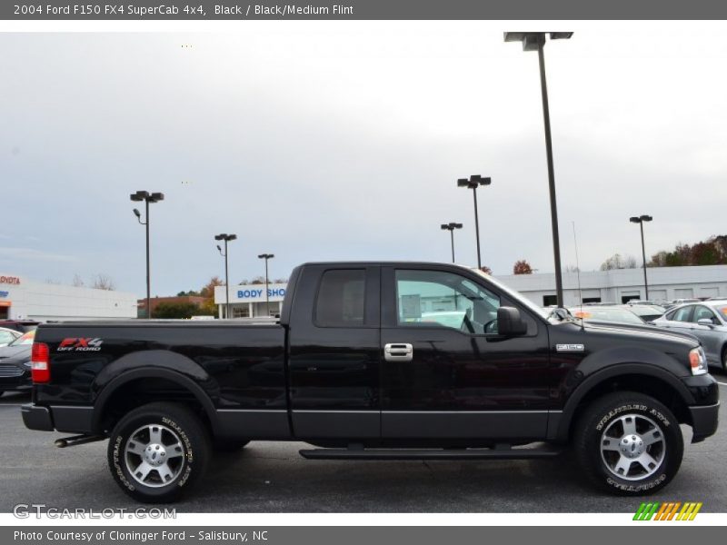 Black / Black/Medium Flint 2004 Ford F150 FX4 SuperCab 4x4