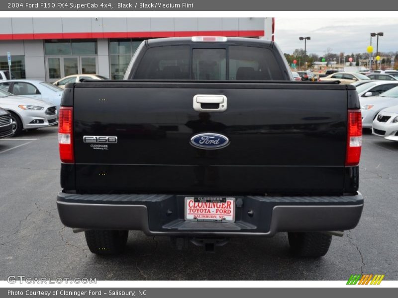 Black / Black/Medium Flint 2004 Ford F150 FX4 SuperCab 4x4