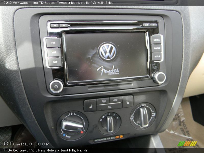 Tempest Blue Metallic / Cornsilk Beige 2012 Volkswagen Jetta TDI Sedan