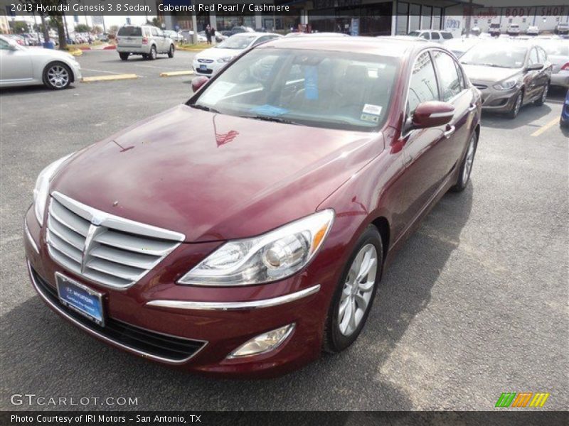 Cabernet Red Pearl / Cashmere 2013 Hyundai Genesis 3.8 Sedan