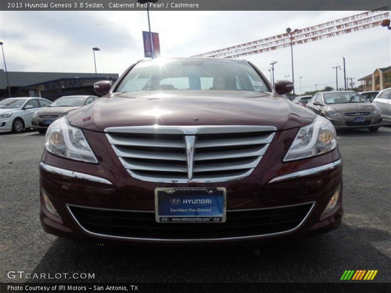 Cabernet Red Pearl / Cashmere 2013 Hyundai Genesis 3.8 Sedan