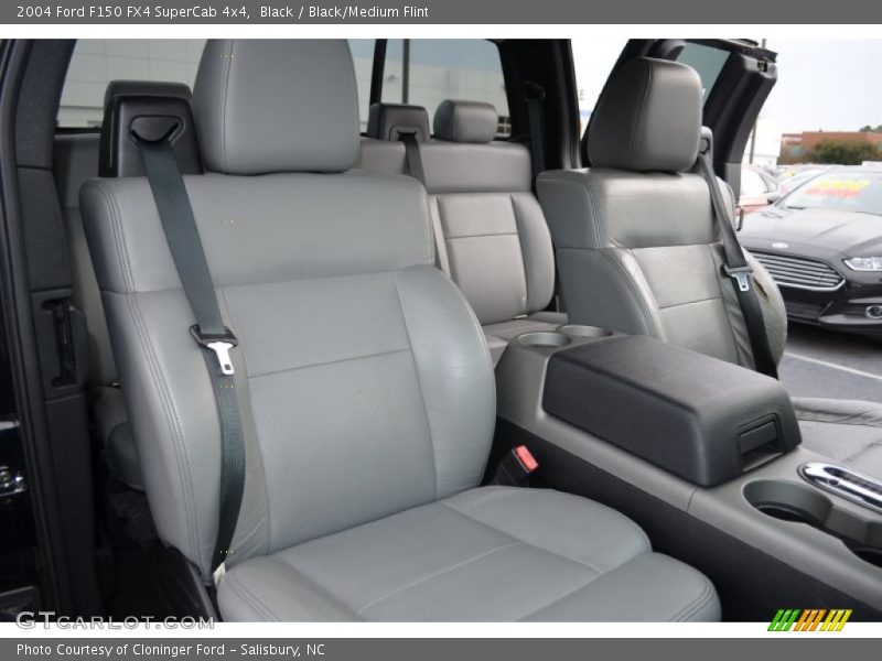 Black / Black/Medium Flint 2004 Ford F150 FX4 SuperCab 4x4