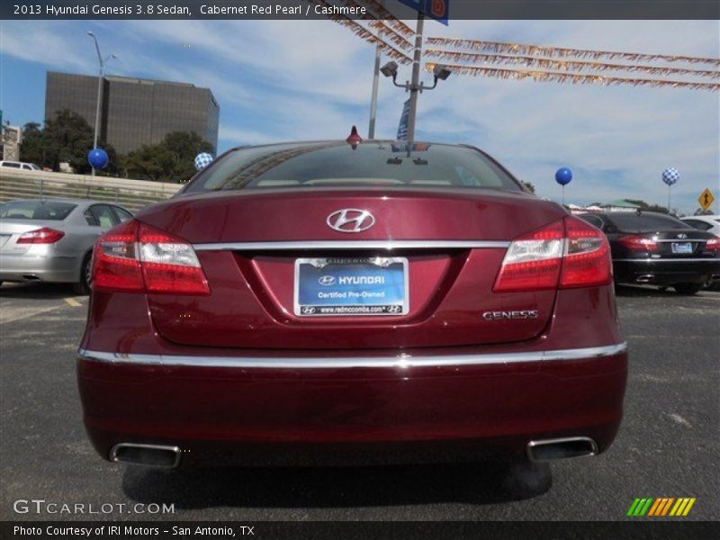 Cabernet Red Pearl / Cashmere 2013 Hyundai Genesis 3.8 Sedan