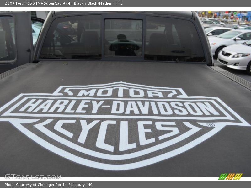 Black / Black/Medium Flint 2004 Ford F150 FX4 SuperCab 4x4