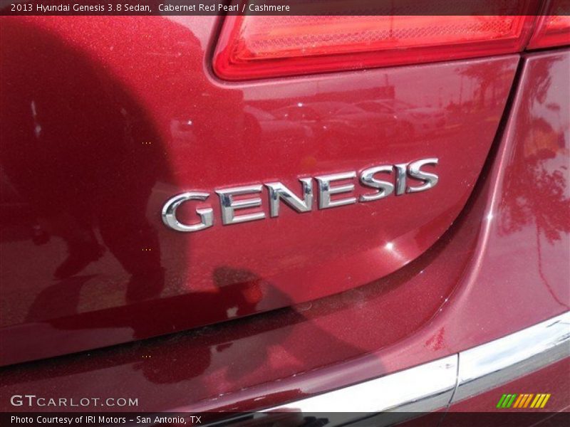 Cabernet Red Pearl / Cashmere 2013 Hyundai Genesis 3.8 Sedan