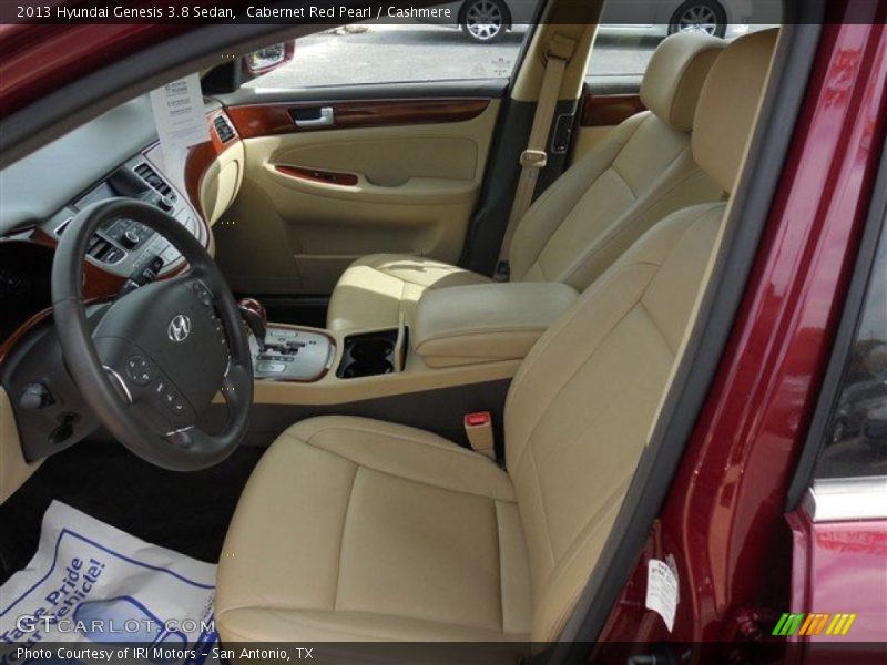 Cabernet Red Pearl / Cashmere 2013 Hyundai Genesis 3.8 Sedan
