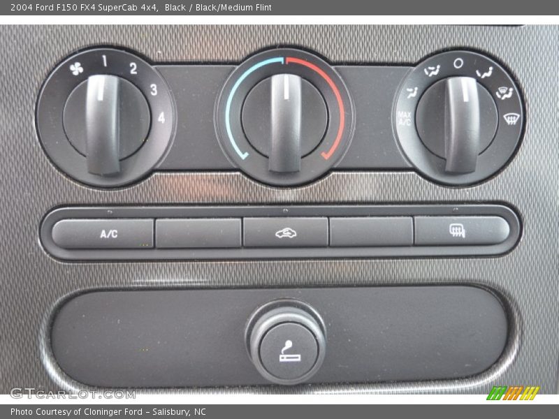 Black / Black/Medium Flint 2004 Ford F150 FX4 SuperCab 4x4