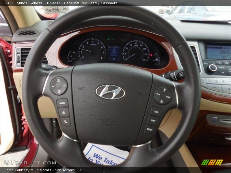 Cabernet Red Pearl / Cashmere 2013 Hyundai Genesis 3.8 Sedan