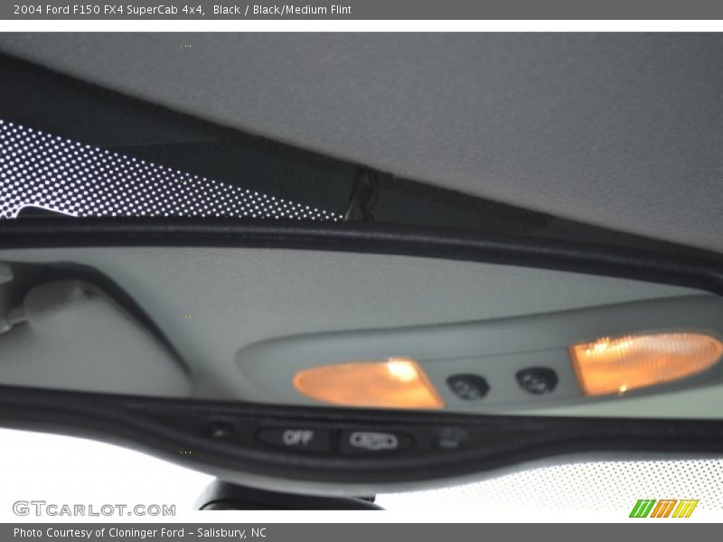 Black / Black/Medium Flint 2004 Ford F150 FX4 SuperCab 4x4