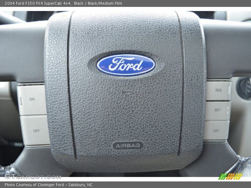 Black / Black/Medium Flint 2004 Ford F150 FX4 SuperCab 4x4