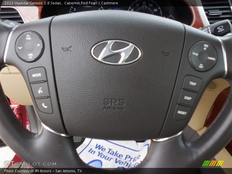 Cabernet Red Pearl / Cashmere 2013 Hyundai Genesis 3.8 Sedan