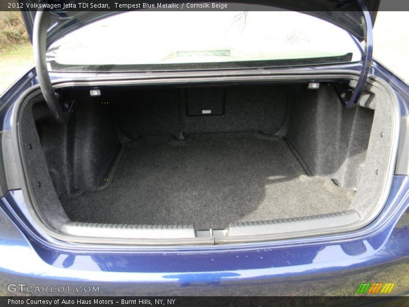 Tempest Blue Metallic / Cornsilk Beige 2012 Volkswagen Jetta TDI Sedan