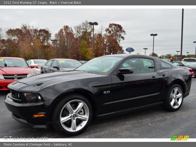 Black / Charcoal Black 2012 Ford Mustang GT Coupe