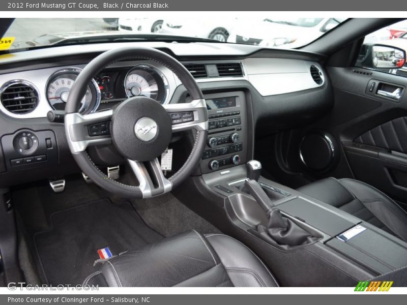 Black / Charcoal Black 2012 Ford Mustang GT Coupe
