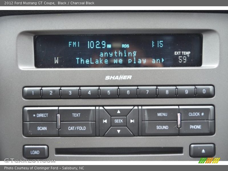 Black / Charcoal Black 2012 Ford Mustang GT Coupe