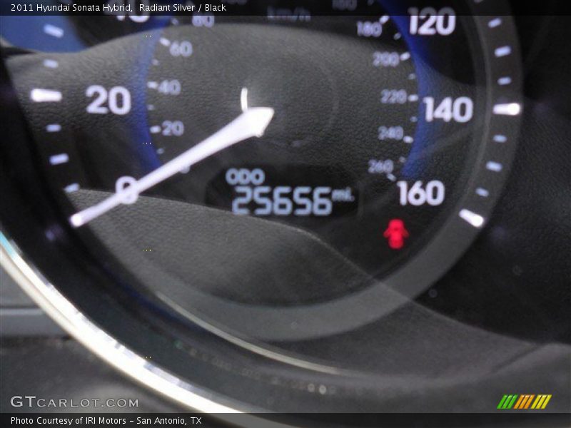 Radiant Silver / Black 2011 Hyundai Sonata Hybrid