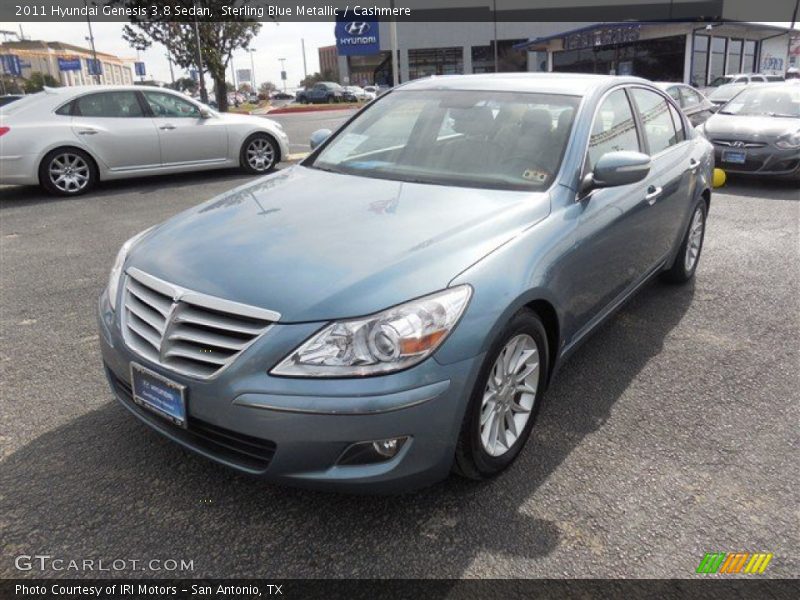 Sterling Blue Metallic / Cashmere 2011 Hyundai Genesis 3.8 Sedan