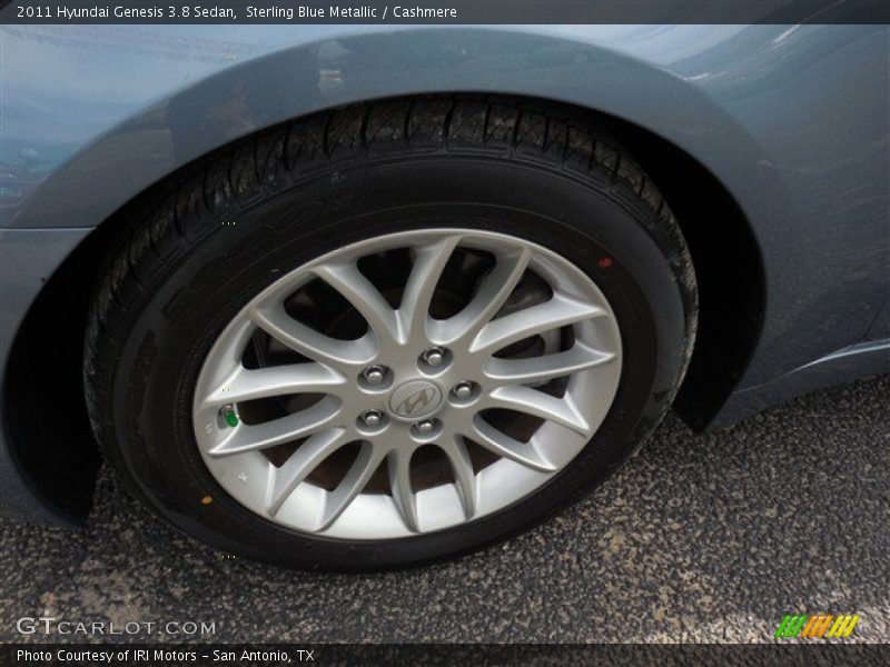 Sterling Blue Metallic / Cashmere 2011 Hyundai Genesis 3.8 Sedan