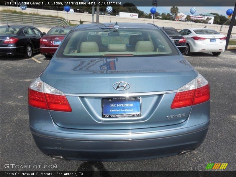Sterling Blue Metallic / Cashmere 2011 Hyundai Genesis 3.8 Sedan
