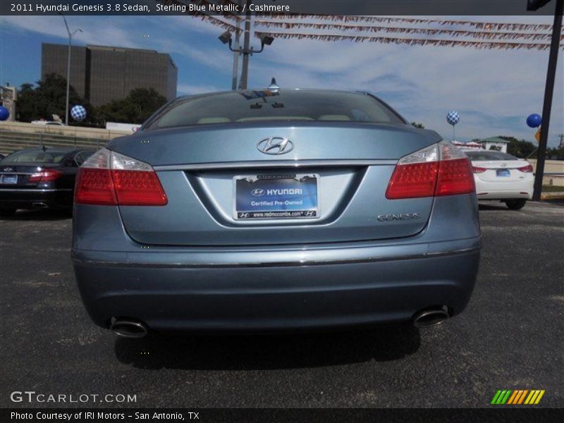Sterling Blue Metallic / Cashmere 2011 Hyundai Genesis 3.8 Sedan