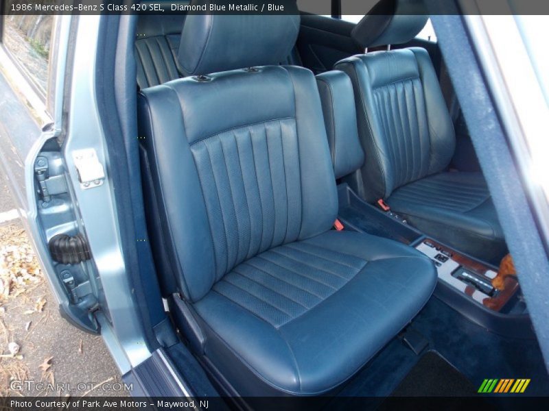 Front Seat of 1986 S Class 420 SEL