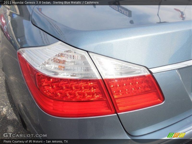 Sterling Blue Metallic / Cashmere 2011 Hyundai Genesis 3.8 Sedan