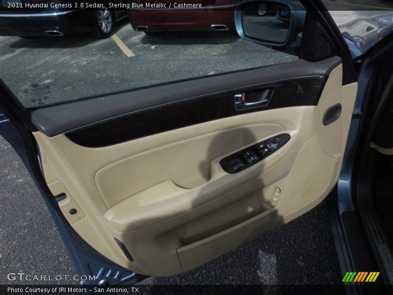 Sterling Blue Metallic / Cashmere 2011 Hyundai Genesis 3.8 Sedan