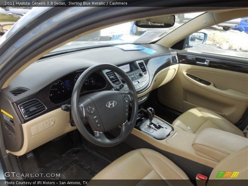 Sterling Blue Metallic / Cashmere 2011 Hyundai Genesis 3.8 Sedan