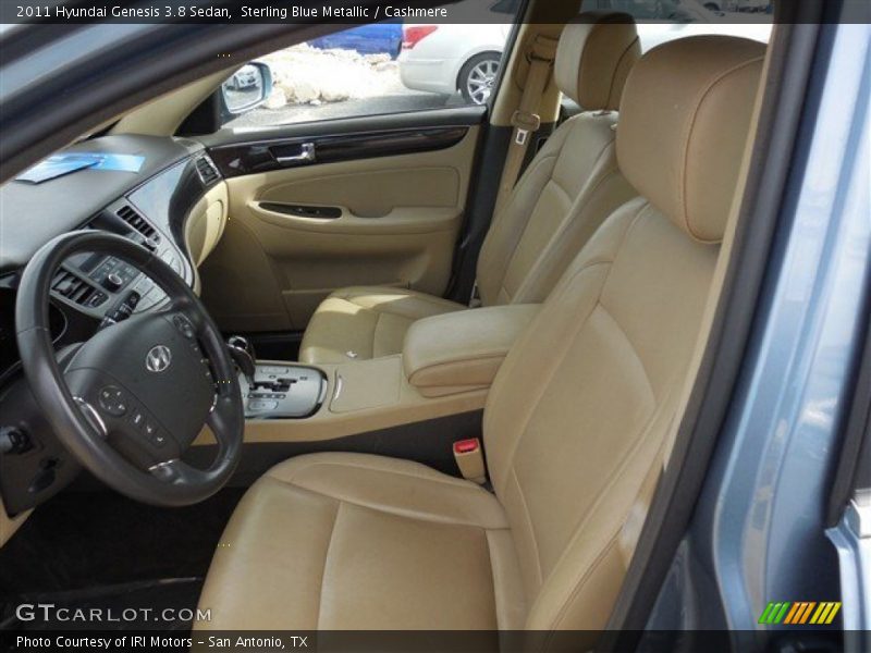 Sterling Blue Metallic / Cashmere 2011 Hyundai Genesis 3.8 Sedan