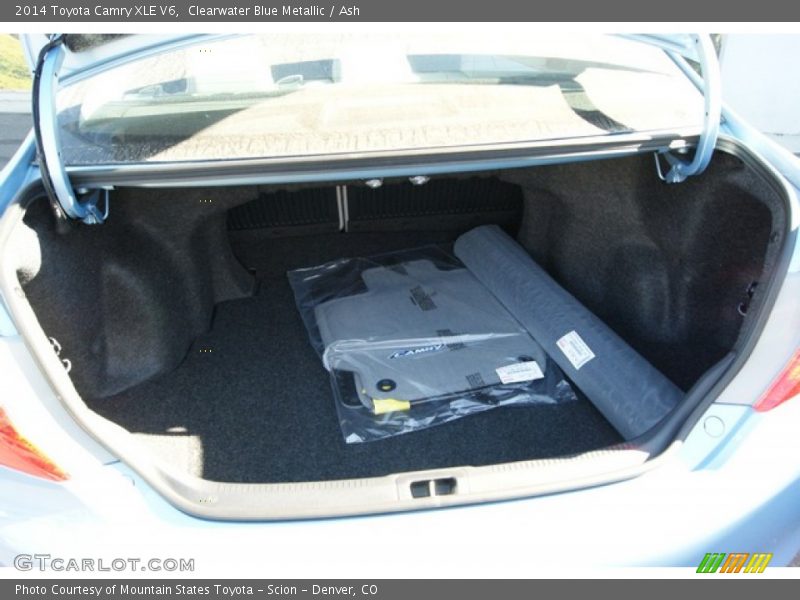 Clearwater Blue Metallic / Ash 2014 Toyota Camry XLE V6