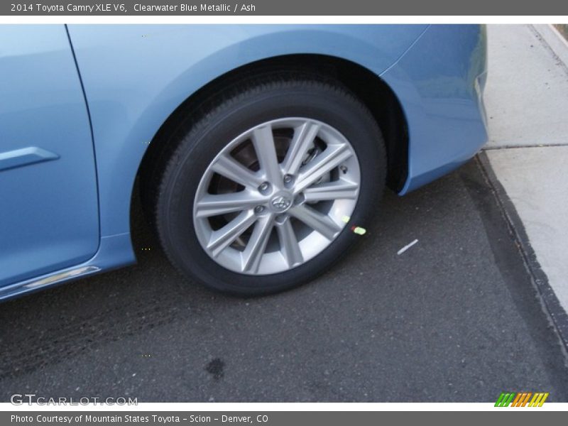 Clearwater Blue Metallic / Ash 2014 Toyota Camry XLE V6