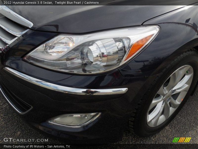 Twilight Blue Pearl / Cashmere 2012 Hyundai Genesis 3.8 Sedan
