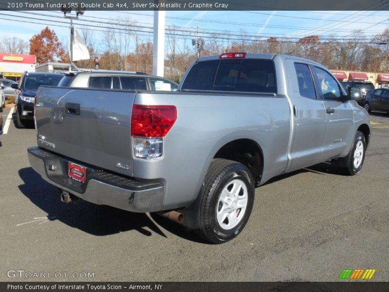 Silver Sky Metallic / Graphite Gray 2010 Toyota Tundra SR5 Double Cab 4x4
