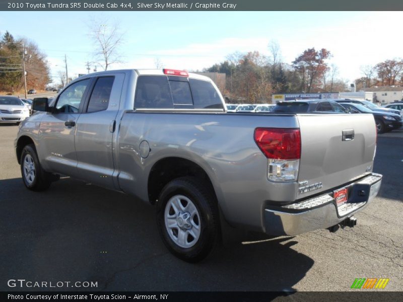 Silver Sky Metallic / Graphite Gray 2010 Toyota Tundra SR5 Double Cab 4x4