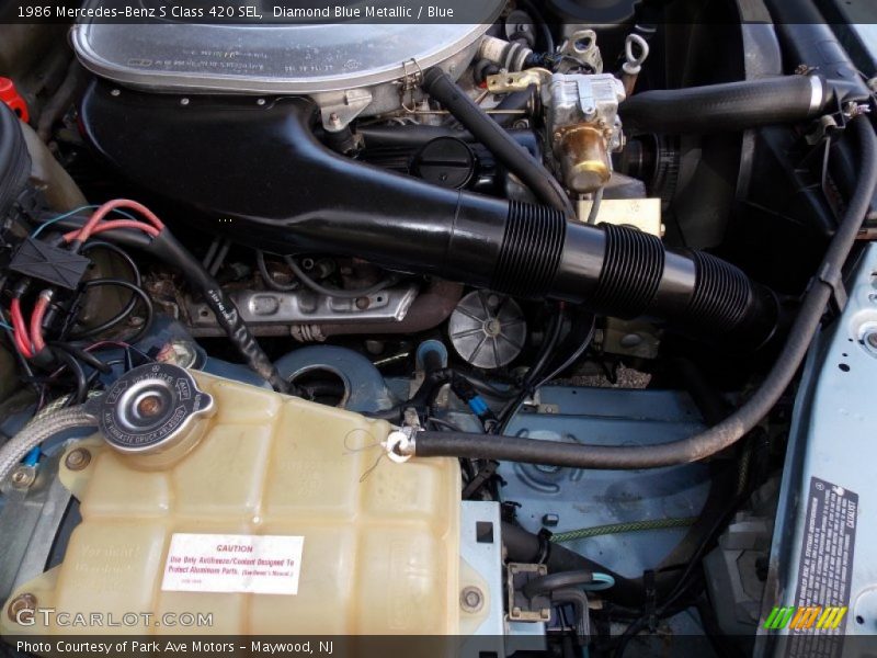  1986 S Class 420 SEL Engine - 4.2 Liter SOHC 16-Valve V8