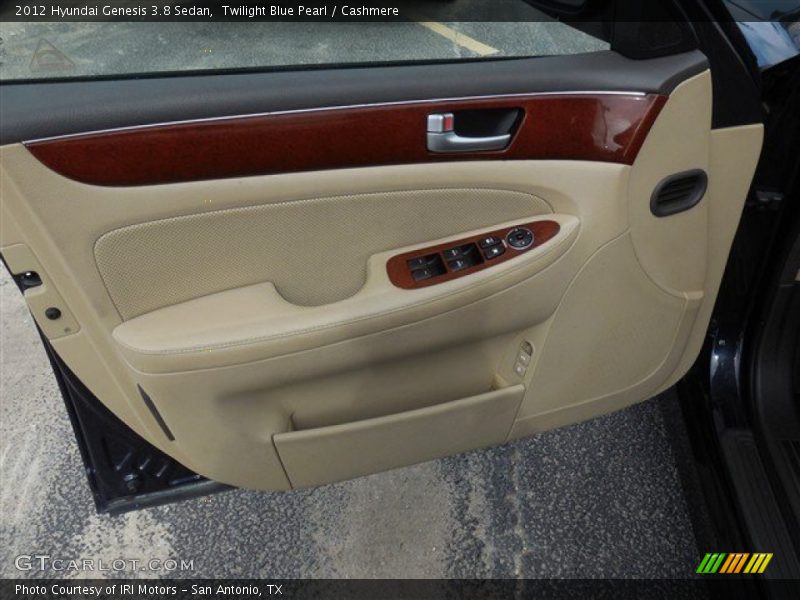Twilight Blue Pearl / Cashmere 2012 Hyundai Genesis 3.8 Sedan