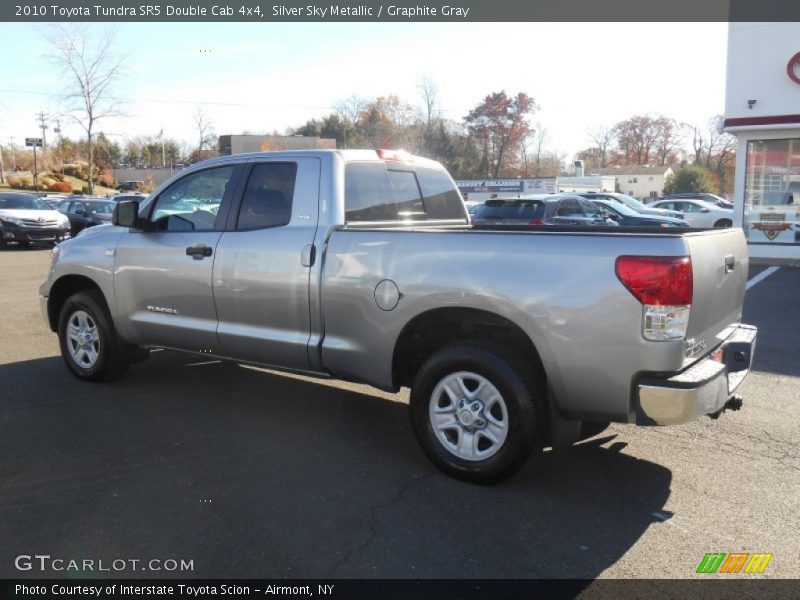 Silver Sky Metallic / Graphite Gray 2010 Toyota Tundra SR5 Double Cab 4x4