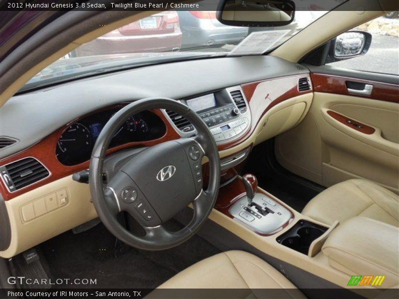 Twilight Blue Pearl / Cashmere 2012 Hyundai Genesis 3.8 Sedan