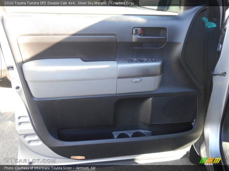 Silver Sky Metallic / Graphite Gray 2010 Toyota Tundra SR5 Double Cab 4x4
