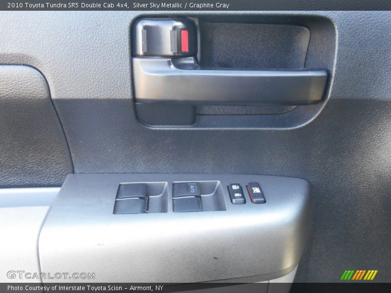 Silver Sky Metallic / Graphite Gray 2010 Toyota Tundra SR5 Double Cab 4x4