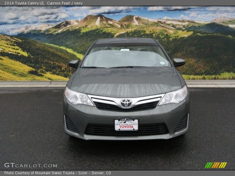 Cypress Pearl / Ivory 2014 Toyota Camry LE